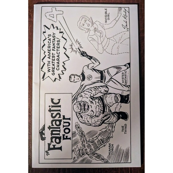 Other - Fantastic Four #1 Hidden Gem 1:100 Sketch Variant 2018 Kirby Art NM Range